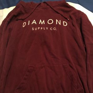 Maroon Diamond Supply Co Hoodie